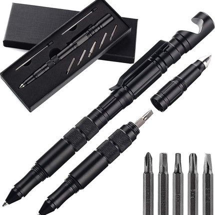 Multipen – 12-in-1 Hochleistungs-Multitool – Taktischer Stift mit Taschenlampe