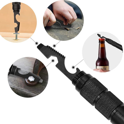 Multipen – 12-in-1 Hochleistungs-Multitool – Taktischer Stift mit Taschenlampe