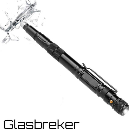Multipen – 12-in-1 Hochleistungs-Multitool – Taktischer Stift mit Taschenlampe