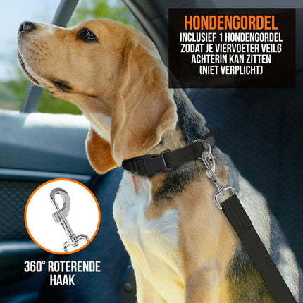 Auto Beschermhoes Premium - Hondendeken – Verstevigd, Waterdicht en Ruim – 160x135