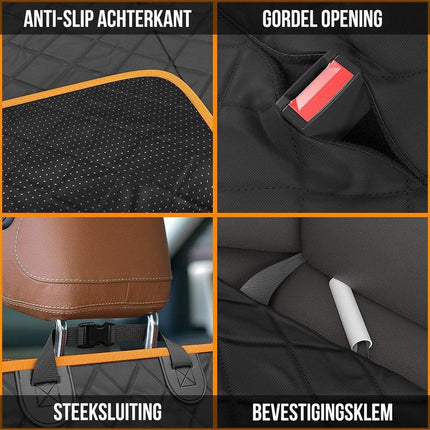 Auto Beschermhoes Premium - Hondendeken – Verstevigd, Waterdicht en Ruim – 160x135