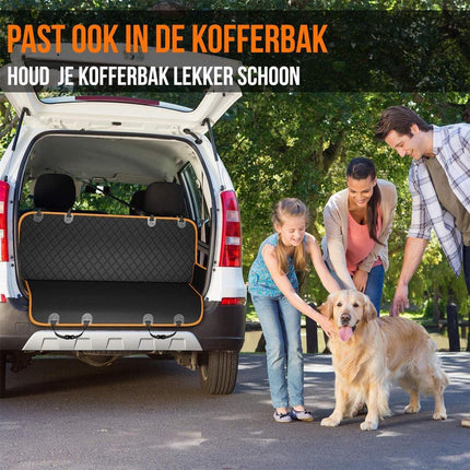 Auto Beschermhoes Premium - Hondendeken – Verstevigd, Waterdicht en Ruim – 160x135