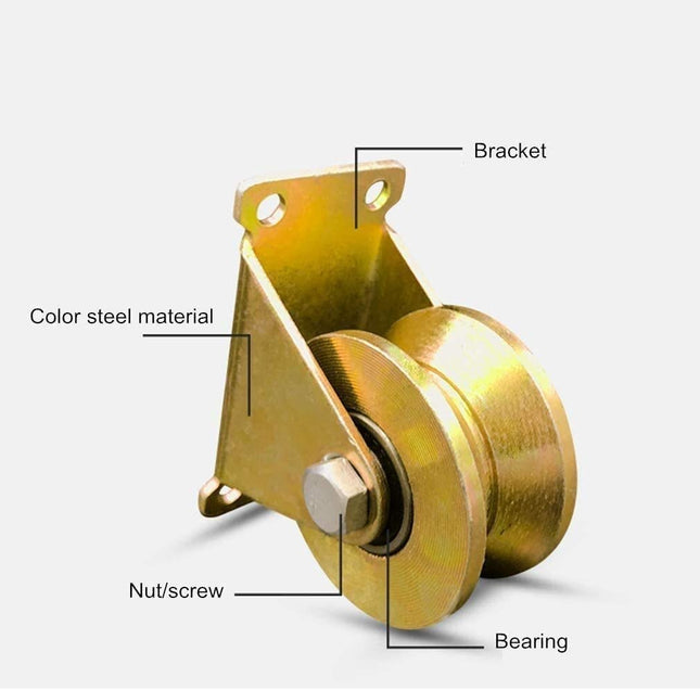 Schiebetürräder – Industriell – Stahl-V-Nut – langlebig und leise