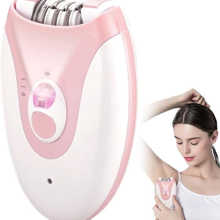 Draadloze epilator met LED-licht – voor gezicht, oksels en benen