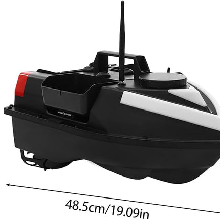 Voerboot - GPS - LED - Grote aasbak - 3 uur Vaartijd