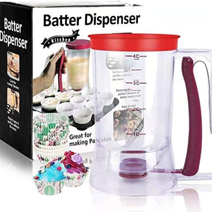 Beslagdispenser - Duurzaam en Nauwkeurig - Perfect voor Pannenkoeken, Muffins, Wafels en meer