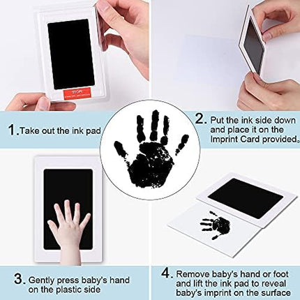 Baby Hand- en Voetafdruk Set – 3 stuks - Inktloze Print Kit