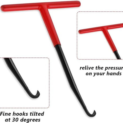 T-Handle Veerhaakje voor Verwijderen Veren - Trampolines – Motoren en meer.