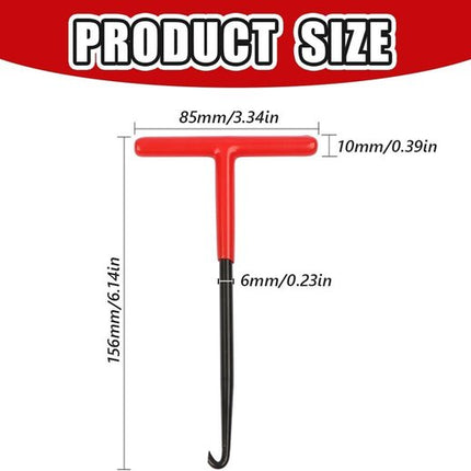 T-Handle Veerhaakje voor Verwijderen Veren - Trampolines – Motoren en meer.
