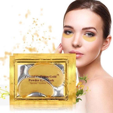 Collageen Oogmasker - 24 Paar - Crystal Collagen Gold Powder - Wallen Wegwerken - Verhelpt Wallen & Donkere Kringen - Hydraterend -