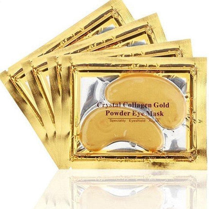 Collageen Oogmasker - 24 Paar - Crystal Collagen Gold Powder - Wallen Wegwerken - Verhelpt Wallen & Donkere Kringen - Hydraterend -