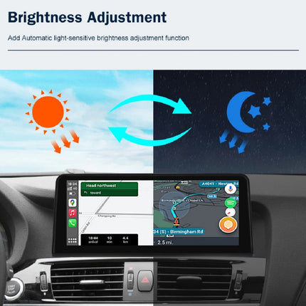 Autoradio und Multimedia-Bildschirm – CarPlay – passend für BMW 1/2 Serie (2004–2016).