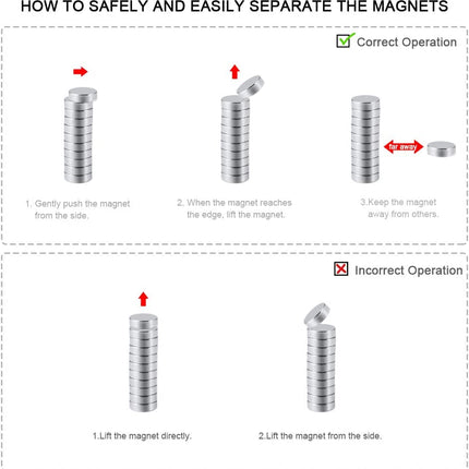 60-Pack Neodymium Magneten - Sterk en Veelzijdig voor Thuis en Kantoor | 10x3mm