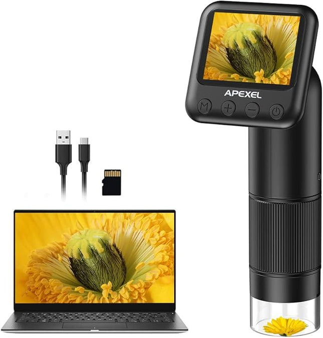 Digitale Microscoop - Foto en Video Functie - 400-800x – Draagbaar en eenvoudig in gebruik