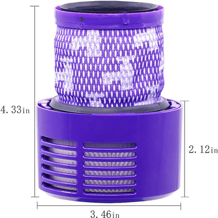 2 Stuks Wasbare HEPA Filters  - Geschikt voor Dyson V10 SV12