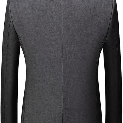 Herrenanzug - Slim Fit - 2-teilig - Anzug - Grau