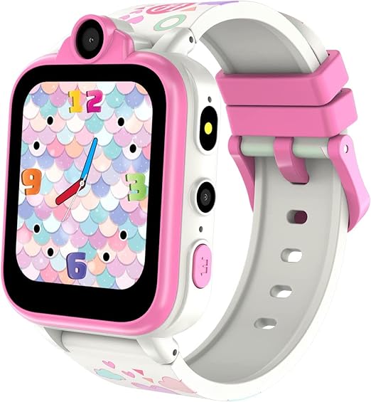 Smartwatch für Kinder – mit Anruffunktion, SOS, Spielen und mehr 