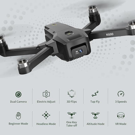 Drone - Dual Camera –  360° - Afstandbediening en Protection Case