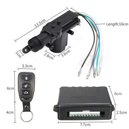 Universele Centrale Deurvergrendeling met Afstandsbediening (2 stuks) en Kofferontgrendeling