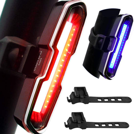 Vielseitiges Fahrradrücklicht mit USB-C-Aufladung – 110 Lumen, wasserdicht