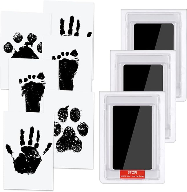 Baby Hand- en Voetafdruk Set – 3 stuks - Inktloze Print Kit