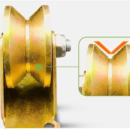 Schiebetürräder – Industriell – Stahl-V-Nut – langlebig und leise