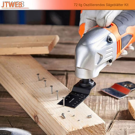 Zaagbladenset - 72-delige Oscillerend - Multitool Accessoires