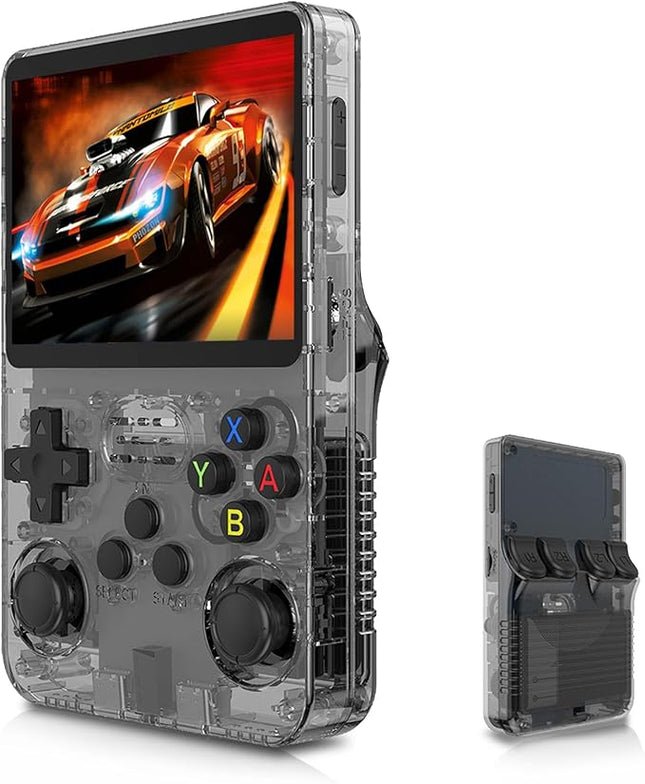 Gameconsole – R36S Handheld - 3.5" IPS, 64GB, 3500mAh, Dual OS