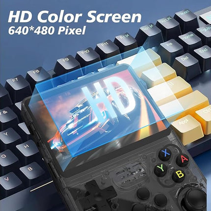 Gameconsole – R36S Handheld - 3.5" IPS, 64GB, 3500mAh, Dual OS