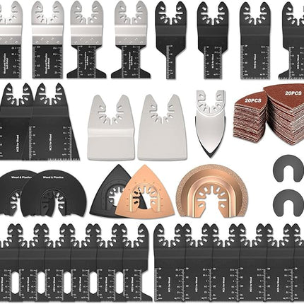 Zaagbladenset - 72-delige Oscillerend - Multitool Accessoires