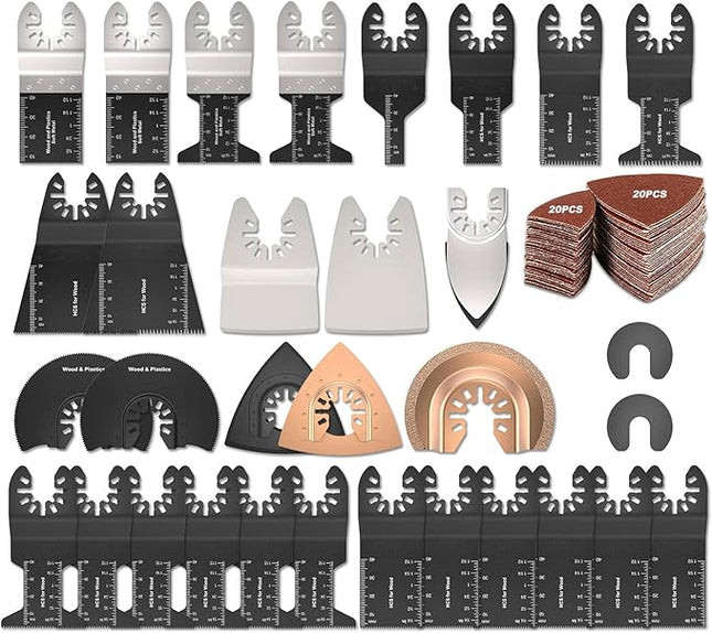 Zaagbladenset - 72-delige Oscillerend - Multitool Accessoires