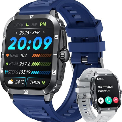 Smartwatch – Bluetooth-Anrufe – 100+ Sportmodi – wasserdicht