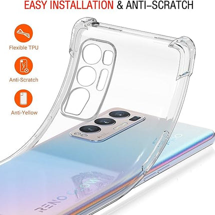 Transparant Hoesje geschikt voor Oppo Find X3 Neo / Reno5 Pro Plus 5G