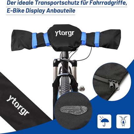 Lenkerprotektoren für E-Bike – Wasserdichter und robuster Fahrradlenkerschutz – 2er-Set
