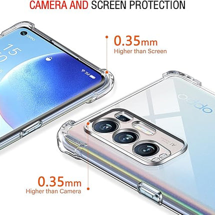 Transparant Hoesje geschikt voor Oppo Find X3 Neo / Reno5 Pro Plus 5G