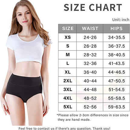 Hooggetailleerde Dames Slips | 5-Delige Set | M