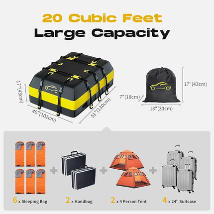 Auto Daktas- Waterdicht - 566L - Voor Alle Auto’s - Compact en Eenvoudig te Monteren