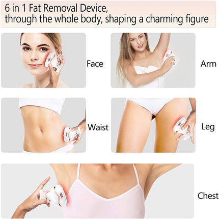 Massagegerät – 6 in 1 – Fettreduktion und Straffung – Kabellos