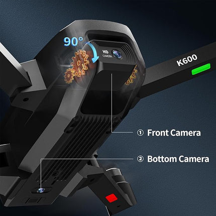 Drone - Dual Camera –  360° - Afstandbediening en Protection Case