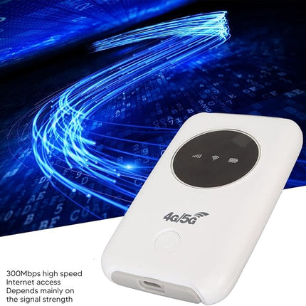 5G LTE Draagbare WiFi Modem – 300 Mbps – 3200 mAh – Simlockvrij