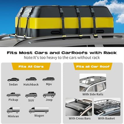 Auto Daktas- Waterdicht - 566L - Voor Alle Auto’s - Compact en Eenvoudig te Monteren