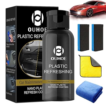 Nano-Kunststoff-Erneuerungsbeschichtung – Auto-Kunststoff-Revitalisierung (50 ml)