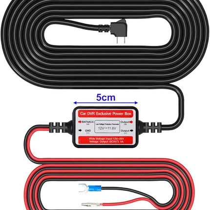 Hardwire Kit - Dash Cam - Inclusief Zekeringsset en Laagspanningsbeveiliging