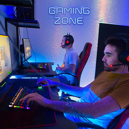 Neon Mood Light Board -  Gaming Zone  - Dimbaar - Inclusief Ophangset