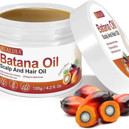 Batana Olie - Stimuleert en Versterkt HaarGroei - 100 ml - Natuurlijke Koudgeperste Olie