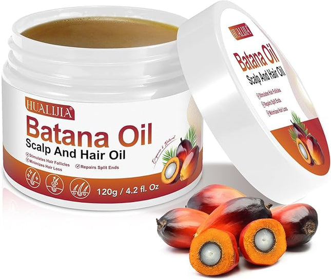 Batana Olie - Stimuleert en Versterkt HaarGroei - 100 ml - Natuurlijke Koudgeperste Olie