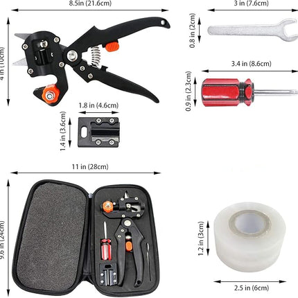 Professionele Entgereedschap Set - Schaar met Accessoires en Tas