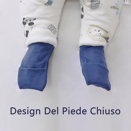 Baby slaapzak - 3.5 TOG – 100% katoen - Afritsbare mouwen - 6-14 mnd