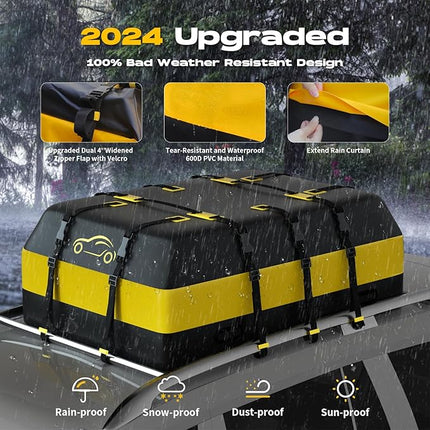 Auto Daktas- Waterdicht - 566L - Voor Alle Auto’s - Compact en Eenvoudig te Monteren