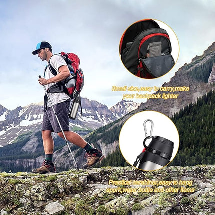 Outdoor Bestek - 5 in 1 - Set van 2 - RVS - Spork